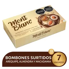 MONTBLANC - Chocolates Estuche x 7 Bombones Surtidos