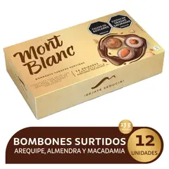 MONTBLANC - Chocolates Estuche x 12 Bombones Surtidos