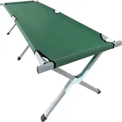JARDIMEX - Catre Plegable Campismo Portatil 188 X 64 X 42 Cm Verde
