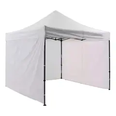JARDIMEX - Toldo Carpa Plegable Jardín 3x3 Impermeable Blanco Eventos