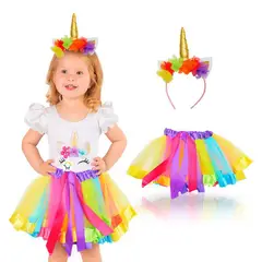 COMPRALOENCASA COM - Disfraz unicornio accesorios halloween niñas fiesta de disfraces of088