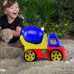 COMPRALOENCASA COM - Camión mezclador volqueta construcción juguete niños pf730