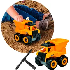 COMPRALOENCASA COM - Volqueta volco construcción juguete desarmable niños pf112