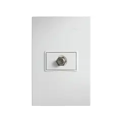 SIMON - Toma TV Coaxial Blanca