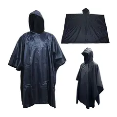 COMPRALOENCASA COM - Impermeable capucha tipo capa poncho adultos protección lluvia f entero.