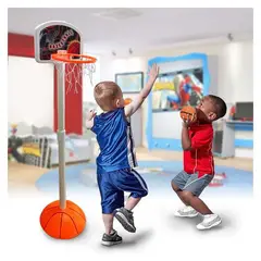 COMPRALOENCASA COM - Cancha baloncesto portable mini aro + balón + malla rf 277