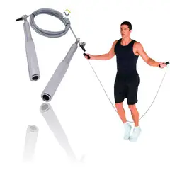 GENERICO - Cuerda saltar crossfit aluminio soga metal deportes 798702