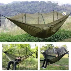 GENERICO - Hamaca toldillo mosquitero portátil campamento viaje mj-527