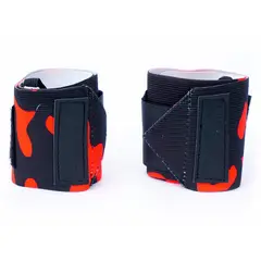 NO RULES - Muñequeras elasticas militar rojo