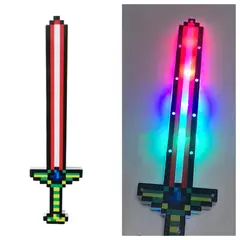 GENERICO - Juguete Espada Minecraft Niños Led Sonido Estrella
