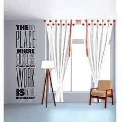 ADVANCE - Cortina Blanca jacquard sala o habitación 280cm x 210cm