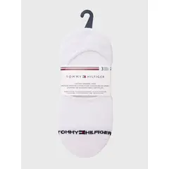 TOMMY HILFIGER - Paquete De 3 Calcetines Invisibles Mujer Blanco