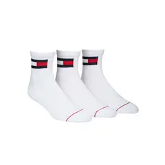 TOMMY HILFIGER - 3 Pack de Medias Blancas Para Hombre