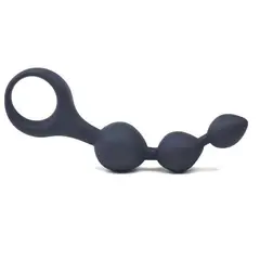 LUST - Plug Anal Curvo Con Bolas Estimulantes