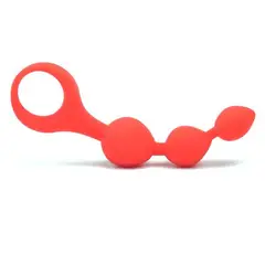 LUST - Plug Anal Curvo Con Bolas Estimulantes