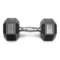 SPORT FITNESS - MANCUERNA HEXAGONAL 125KG ENCAUCHETADA -SPORTFITNESS