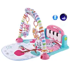 JON DI GROUP SAS - Gimnasio Piano para Bebes Con Proyector - Bluetooth Rosado