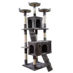 WOOD PETS - Rascador Árbol Acicalador Maos Pets Desarmable + Juguete