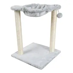 WOOD PETS - Rascador Hamaca Para Gato Desarmable + Juguete Obsequio