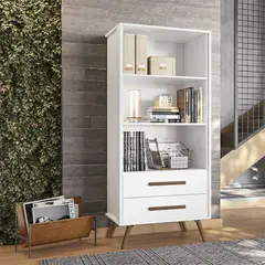 MUEBLES 2020 - Biblioteca Ovalle Blanco