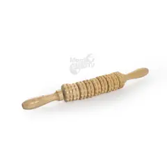 STYLE STARS - Masajeador de madera profesional con rodillo de mano de 45 cm