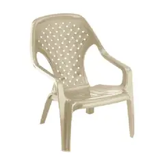 RIMAX - Silla Plastica Playera -Beige
