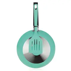 MUEBLES 2020 - Sartén Aspiración 24cm con espátula Azul