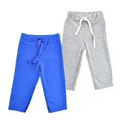 MUNDO BEBE - Pantalón Para Bebé Niño Sudadera Jogger X 2.