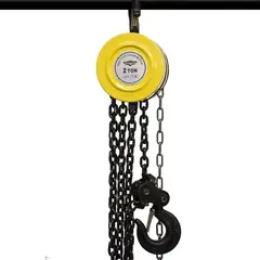 GUTSTARK - Tecle Polipasto Manual con cadena y garrucha 2 toneladas