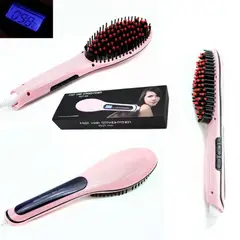 GENERICO - Cepillo Alisador Eléctrico Cerámica Plancha Cabello