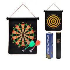 DAYOSHOP - Juego Tiro Al Blanco Dardos Magnéticos Tablero Doble Cara