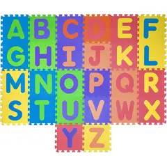 GENERICO - Tapete Para Bebe Fomi Plegable x 26 Pcs - Abecedario