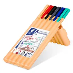 STAEDTLER - Set Resaltador, Bolígrafo, Micropunta X 6 Piezas.