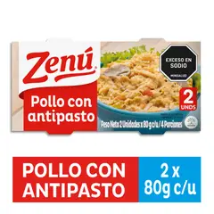 ZENU - Pollo con Antipasto Zenú x 2 unidades