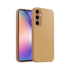 GENERICO - Estuche Glass Case Compatible con Samsung A54 5G Dorado
