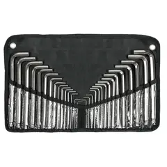 TRUPER - Juego De 30 Llaves Allen Standard Y Milimétricas Con Estuche