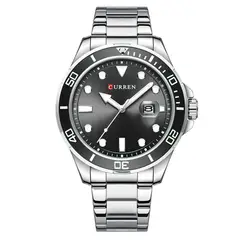 CURREN - Reloj 8388 Para Hombre acero inoxidable