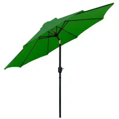 JARDIMEX - Parasol Sombrilla Quitasol lateral 2.7 metros verde Sombrilla-