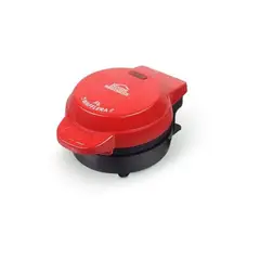 HOME ELEMENTS - Mini wafflera eléctrica roja