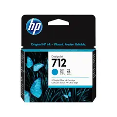 HP - Cartucho de Tinta 712 Cian Original DesignJet (3ED67A)