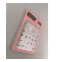 GENERICO - Calculadora Transparente Rosa