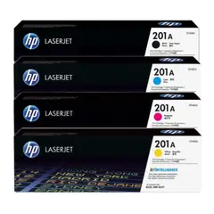 HP - Combo Cartucho de Toner 201A Negro y 201A Colores Original