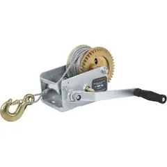 TRUPER - Garrucha malacate de manivela con cable 650kg