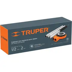 TRUPER - Cabezal para dado de 1/2" 3/4" 1" 1 1/4" 1 1/2" y 2"