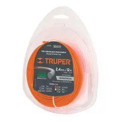 TRUPER - Hilo para guadañadora en blister 15 a 12m naranja