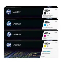 HP - Combo Cartucho de Toner 410A Negro y 410A Colores Original
