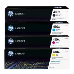 HP - Combo Cartucho de Toner 410X Negro y 410A Colores Original