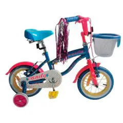 GW - Bicicleta infantil rin 12 candy de 2 a 5 años Azul Polar