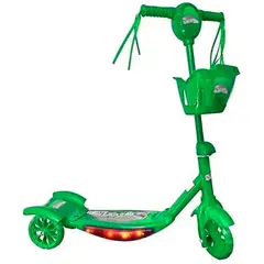GENERICO - Monopatin scooter patineta para niños luces musical verde