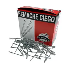 GENERICO - Caja Remache Ciego 4 - 2 (1/8- 1/4) Natural X500